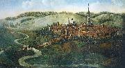 unknow artist oil-painting of Hersfeld, painted from Conrad Schnuphaseim in oil painting on canvas